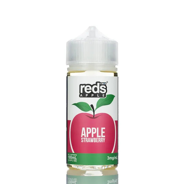 7 Daze - Reds Apple eJuice Strawberry - 100ml - Black Coral